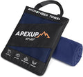APEXUP Microfiber Travel Towel, Ultra Absorbent Quick Dry Towels, Lightweight by APEXUP