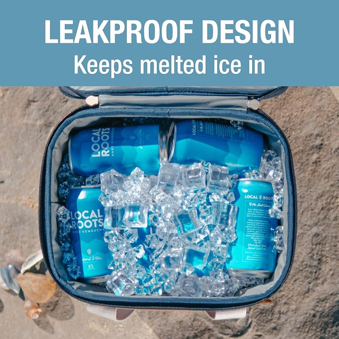 CleverMade Collapsible Insulated Cooler Bag – Leakproof Soft Folding Cooler - Image 2