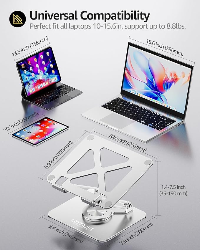 Urmust Laptop Stand for Desk - Image 6