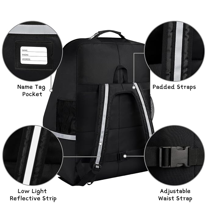 Car Seat Travel Bag, Padded Car Seats Backpack - Image 4
