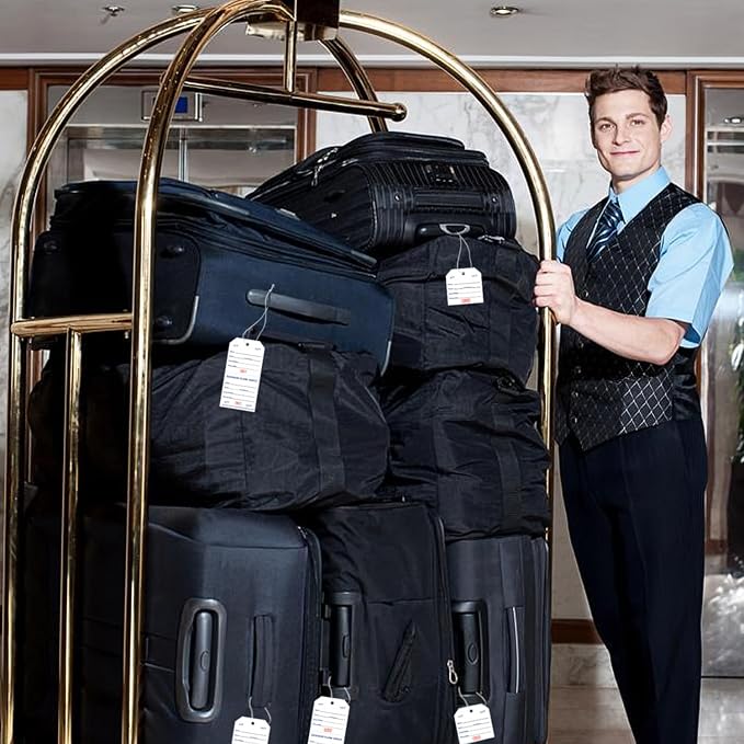 1000 Baggage Claim Check Tags - Image 5