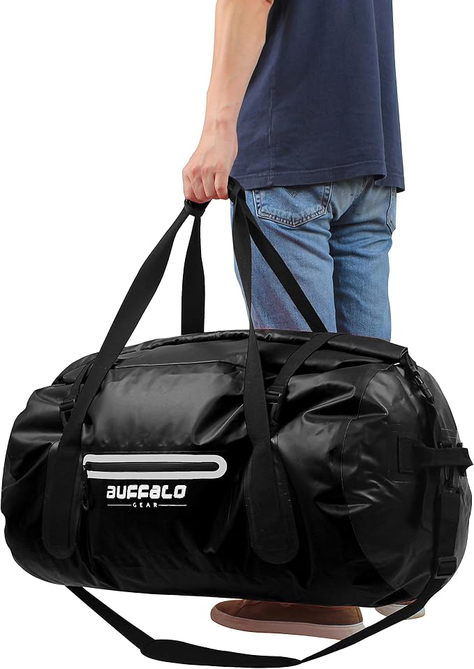 Buffalo Gear Waterproof Duffle Bag 40L 60L 80L Roll-top Dry Bag Heavy Duty - Image 6