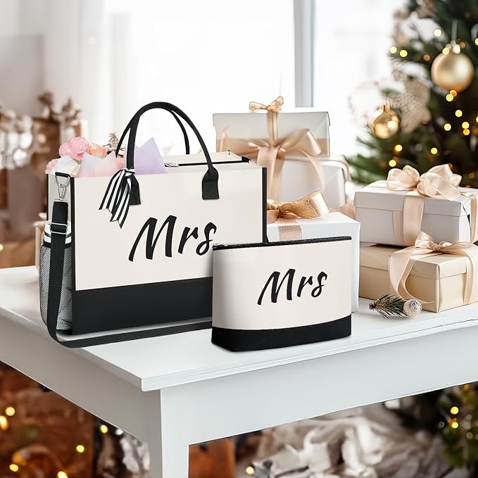 BAGAIL Initial Tote Bag, Personalized Birthday Gifts - Image 4