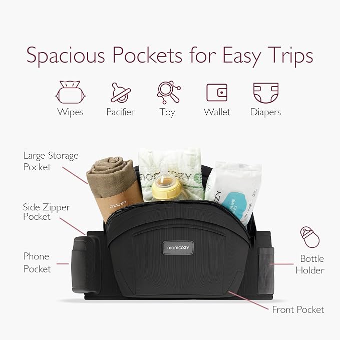 Momcozy Hip Seat Baby Carrier - Image 5
