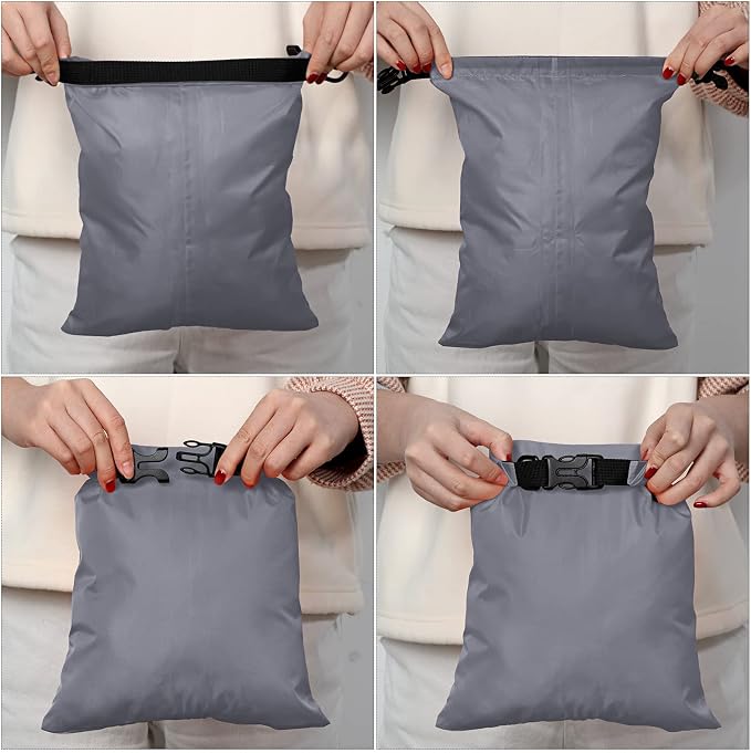 Shappy Waterproof Dry Bag Set 6 Sizes Lightweight Sacks and Long Adjustable - Image 3