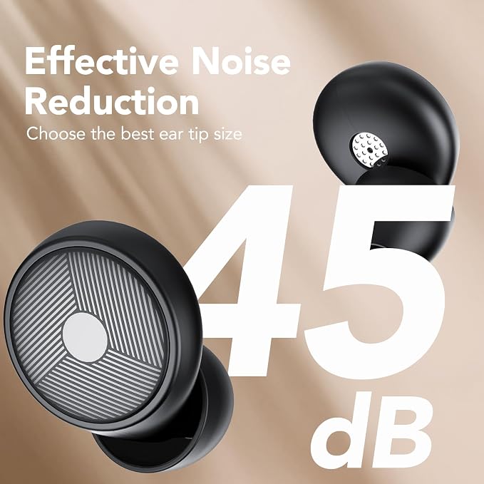 Ear Plugs for Sleeping Noise Cancelling -45dB, Soft and Reusable Silicone - Image 2