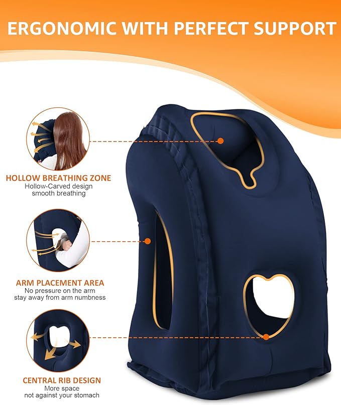 Sunany Travel Pillow, Inflatable Neck Pillow Used - Image 3