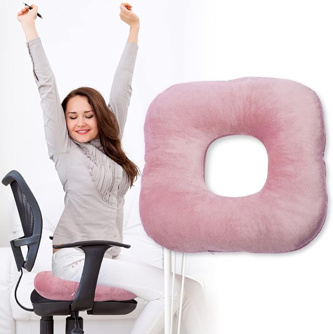 Stuffed Donut Pillow Seat Cushion | by Vinban