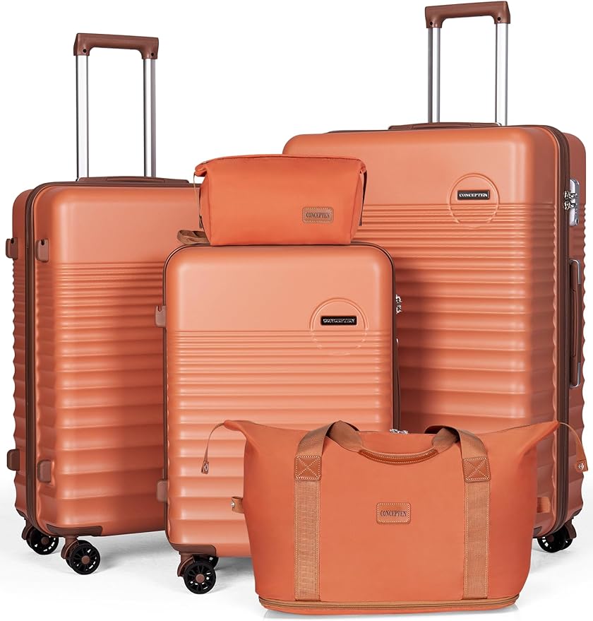 Luggage Sets 5 Piece, Suitcases by CONCEPTEN