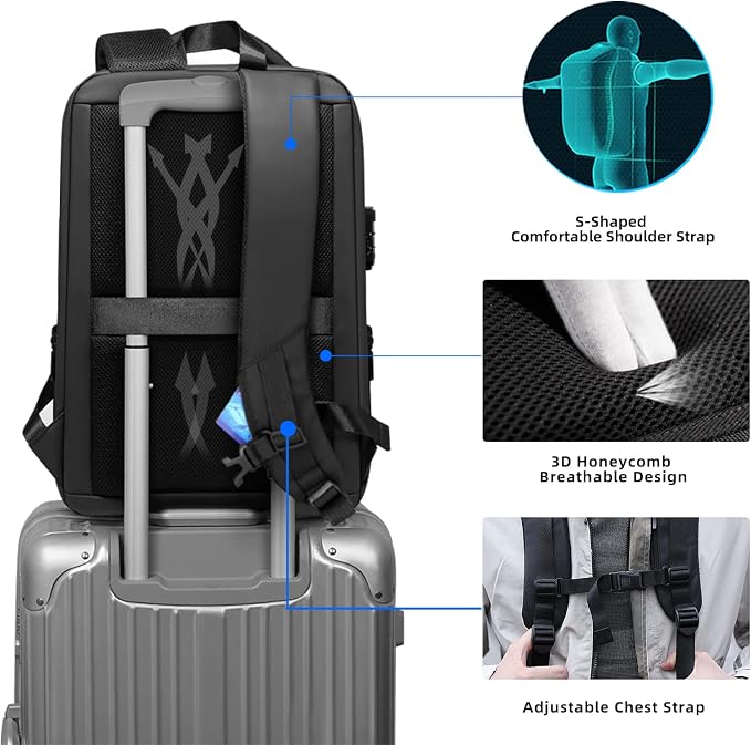 FENRUIEN Anti Theft Laptop Backpack - Image 5