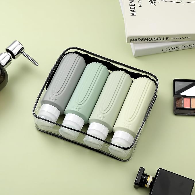 Travel Bottles for Toiletries, Large 6oz Oversize Containers, BPA Free Leak - Image 7