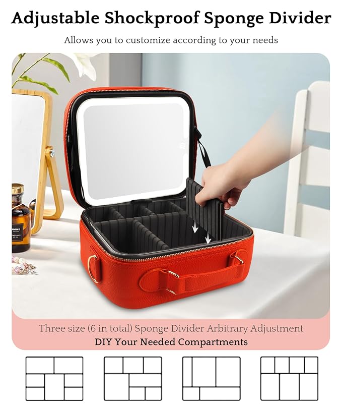 MOMIRA Travel Makeup Bag Cosmetic Bag - Image 6
