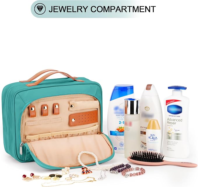 Travel Hanging Toiletry Bag for Women, - Image 8