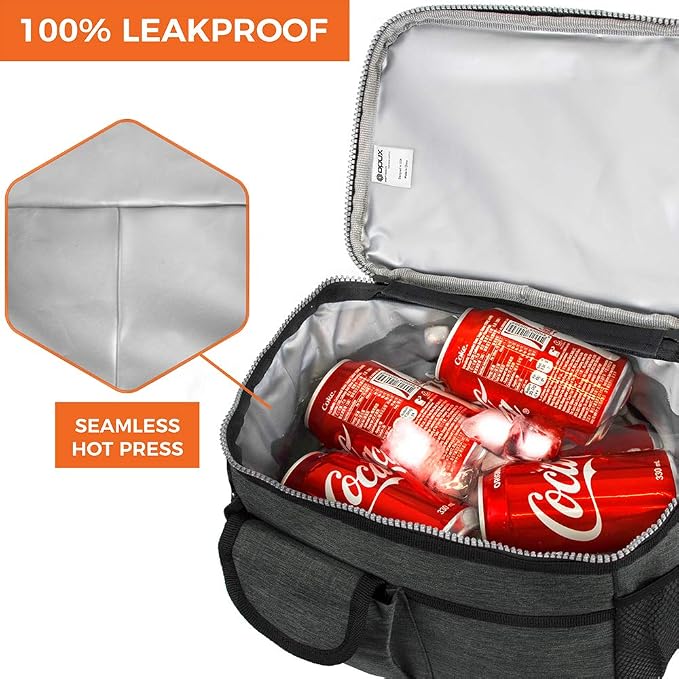 OPUX Lunch Box for Men, Adult Lunch Box Cooler, Insulated Lunch Bag Women - Image 5