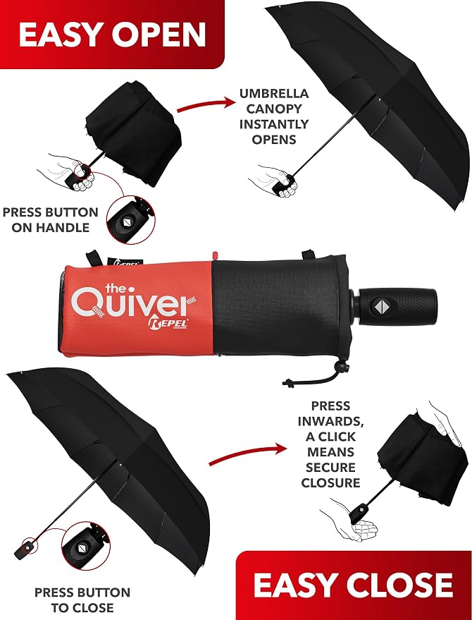REPEL Windproof Travel Umbrella - Image 6