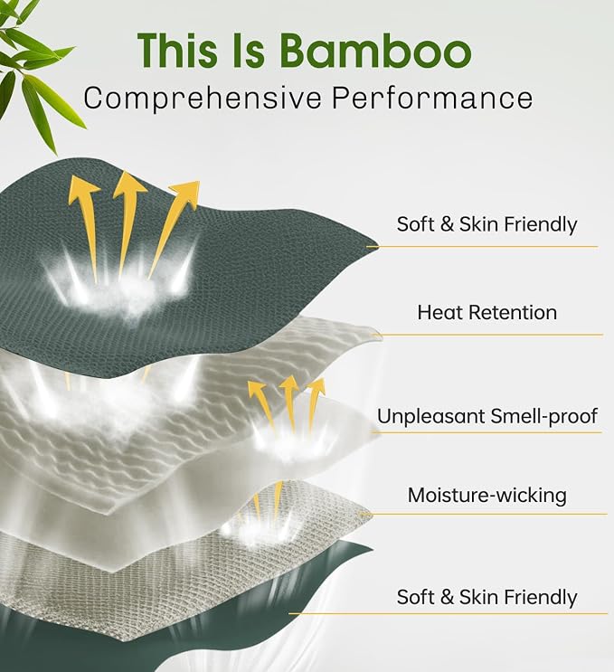 Bamboo Cotton Sleep Mask with Bluetooth Wireless Headphones - Image 3