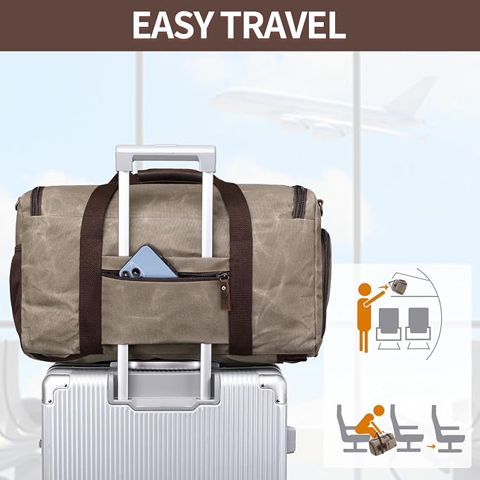 Travel Duffle Bag Weekender Bag - Image 4