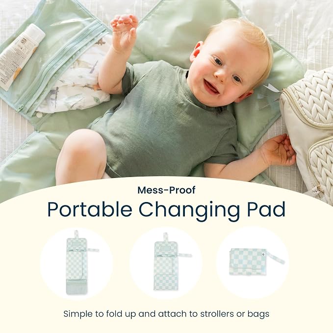 Tiny Twinkle Portable Diaper Changing Pad-Foldable Waterproof Changing - Image 5