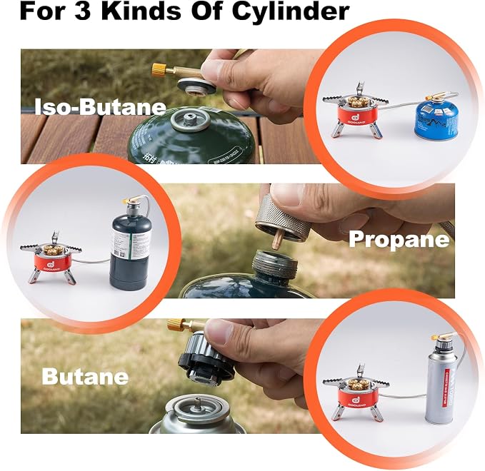 Odoland 5000W Portable Camping Stove Lightweight Camp Stove Collapsible - Image 5