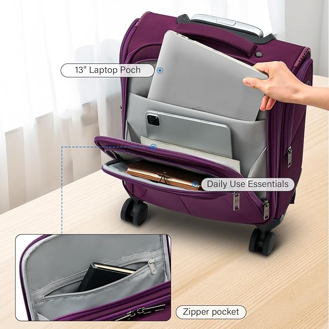 16 Inch Underseat Carry On Luggage - Image 5
