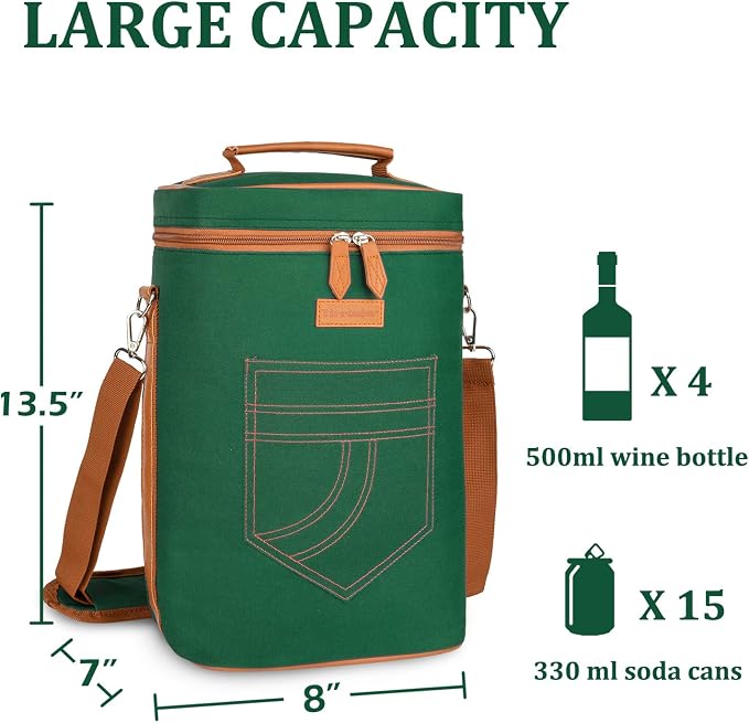 Tirrinia 4 Bottle Wine Gift carrier - Image 5