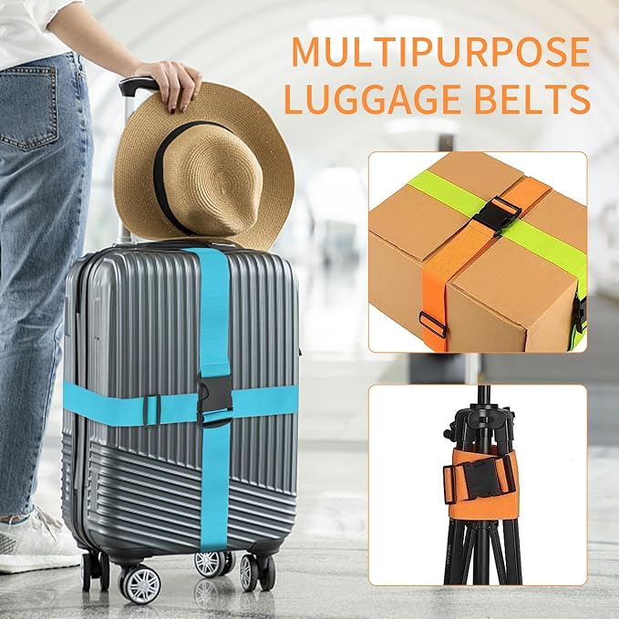 BILIONE Luggage Straps Belts TSA Approved Keep Suitcase Secure While Traveling - Image 8