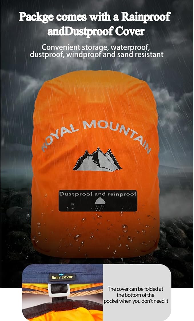 Hiking Backpack 30L Foldable Travel Daypack - Image 6