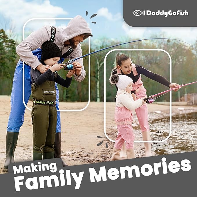 DaddyGoFish Kids Fishing Pole - Image 6