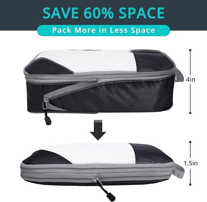 6 Set Compression Packing Cubes - Image 2