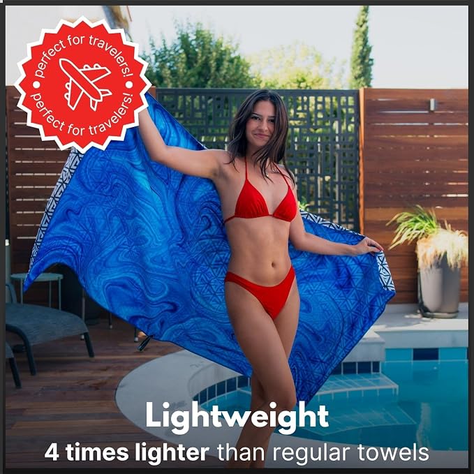ECCOSOPHY Microfiber Beach Towel - Image 2