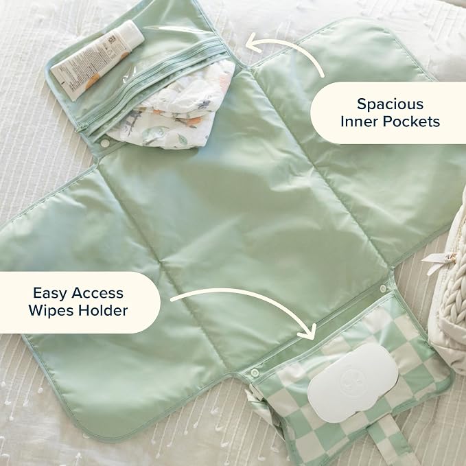 Tiny Twinkle Portable Diaper Changing Pad-Foldable Waterproof Changing - Image 6