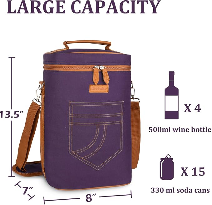 Tirrinia 4 Bottle Wine Gift carrier - Image 5