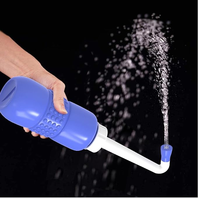 2PCS-Pack Portable Bidet 450ml Travel Bidets + Blue Backpacking Bidet, Peri - Image 2