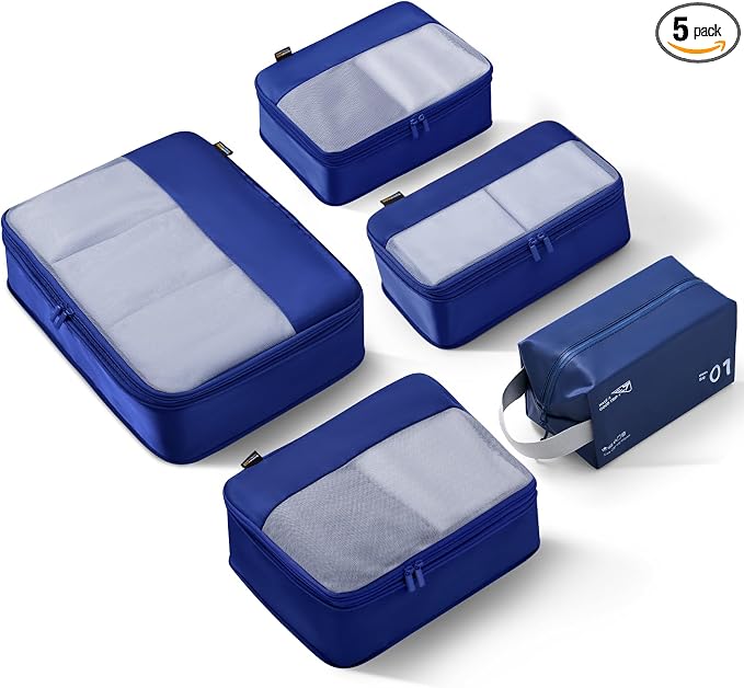 5 Set Compression Packing Cubes by SOARSAIL