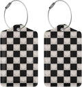 Set of 2 Luggage Tag for Suitcases Tie dye PU Leather Luggage Tag by OMXNAQZ