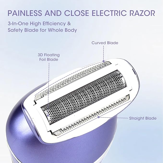 Electric Shavers for Women, 7 in 1 Hair Removal Kit - Image 3
