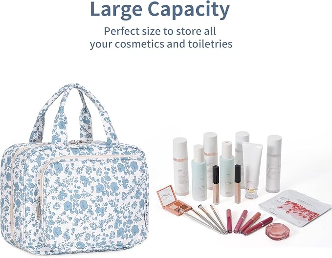 Narwey Hanging Floral Toiletry Bag - Image 6