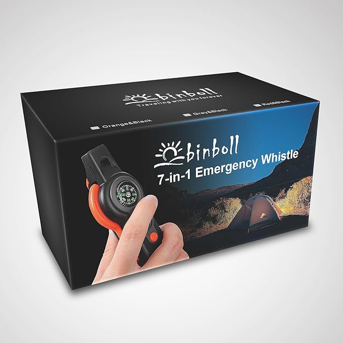 Emergency Survival Function Whistle, Outdoor Multifunctional Tool Safety Whistle - Image 7