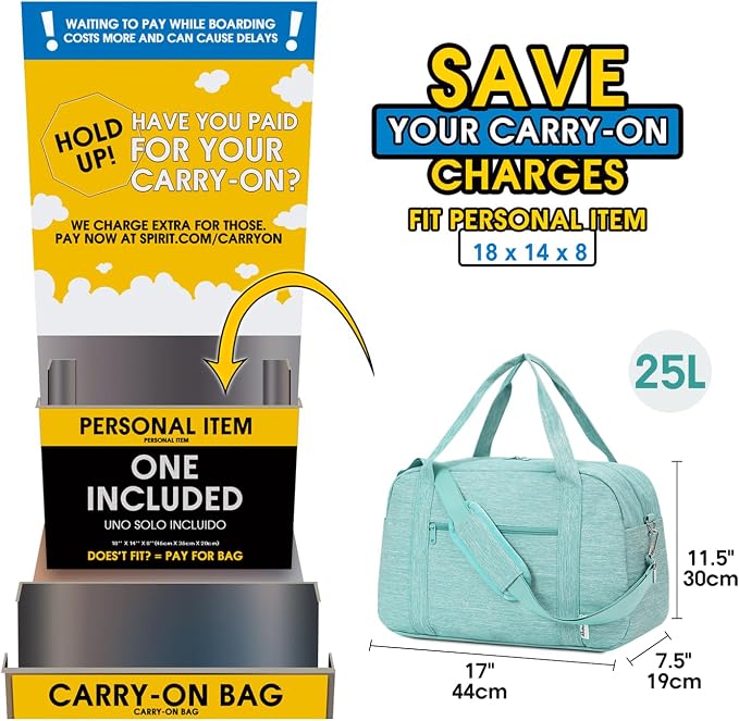 Narwey 18" Carry on Bag Underseat - Image 2