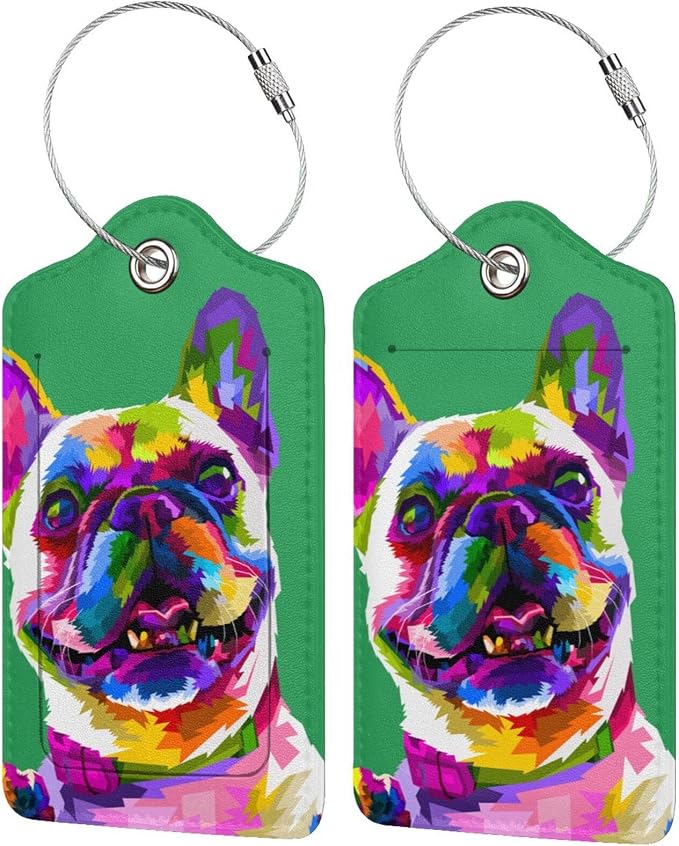 Cute French Bull Dog Luggage Tags by OUZPGAQ