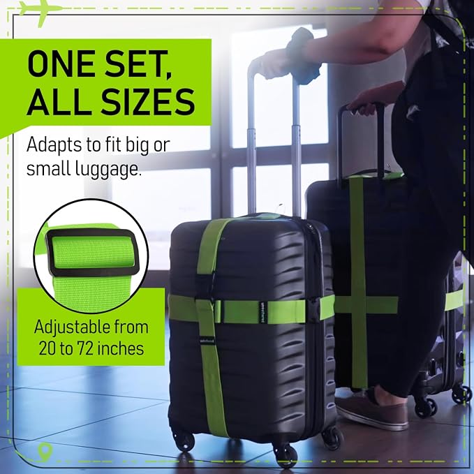 Untethered Luggage Straps | TSA-Approved Suitcase Belts - Image 6