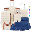 Merax Luggage sets of 13 Piece 16 20 24 28 IN Carry on Luggage sets 4 piece by Merax