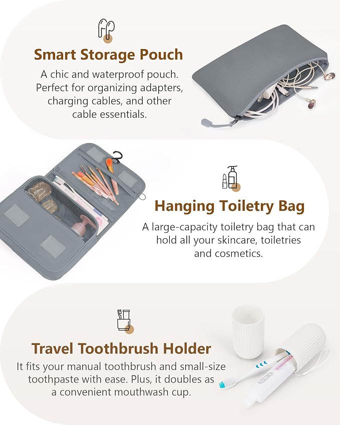 Compression Packing Cubes 12 Set, Suitcase Organizers, Extendable Packing Cubes - Image 6
