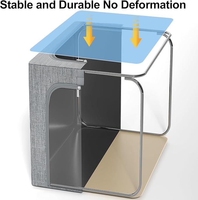 GoMaihe Clothes Storage Bins Metal Frame: 55L Extra Large Stackable Closet - Image 3