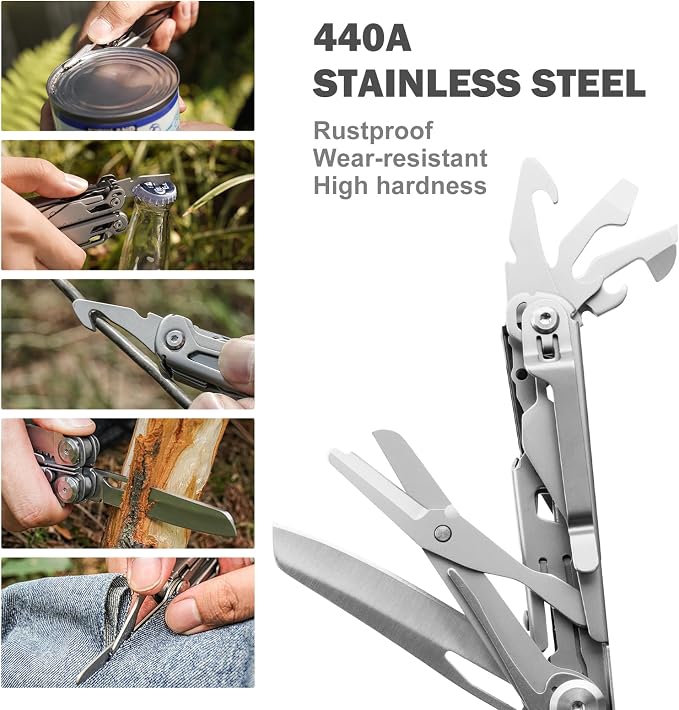 Multitool Stainless Steel Multi-Tool Pliers 22-in-1 - Image 5