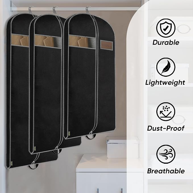 BALEINE 2PK Heavy Duty Garment Bag - Image 4