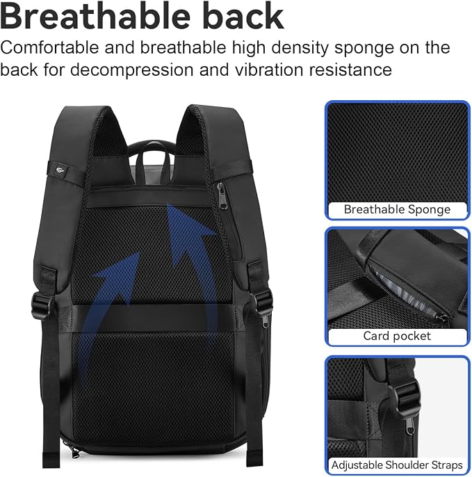 SOKOK Carry On Travel Backpack Waterproof Business Backpack - Image 5