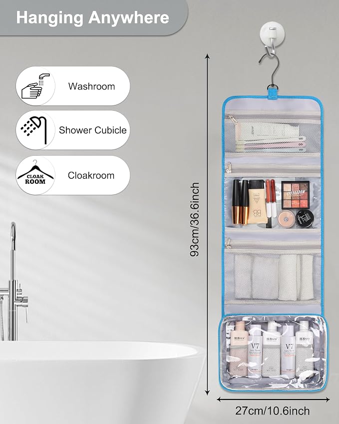 Relavel Travel Hanging Toiletry Bag - Image 3