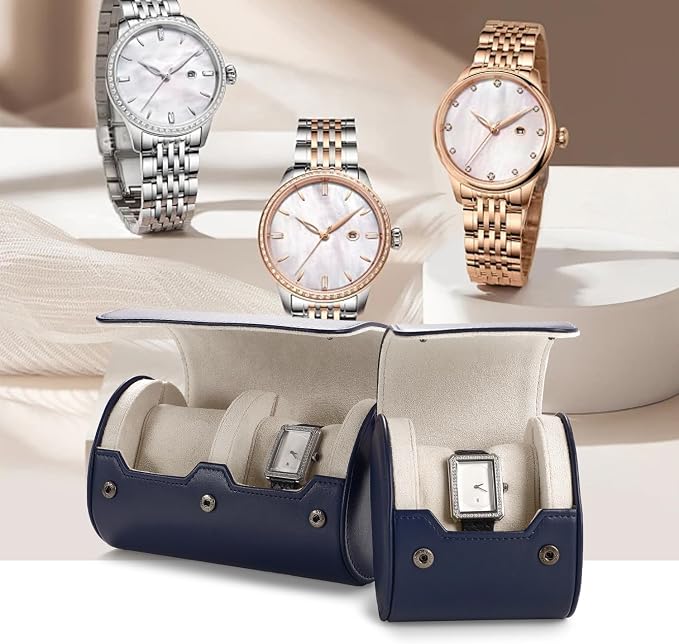 Oirlv Luxury Leather Watch Storage Case Watch Box - Image 3
