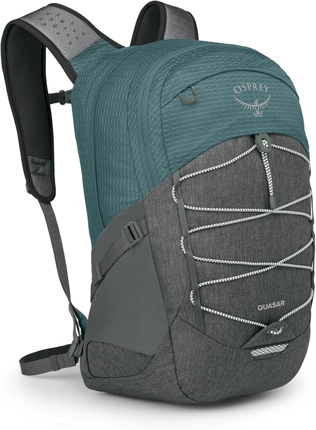 Osprey Quasar 26L Commuter Backpack, Cascade Blue/Coal Grey Heather by Osprey
